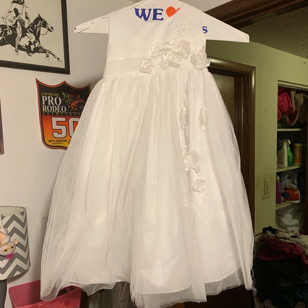 Flower Girl Dress - White